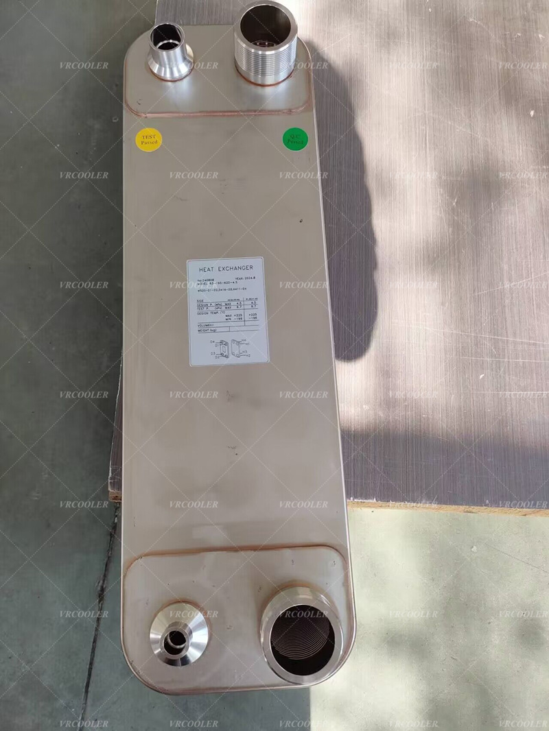 Customized Brazed Plate Heat Exchanger According to Drawing 3