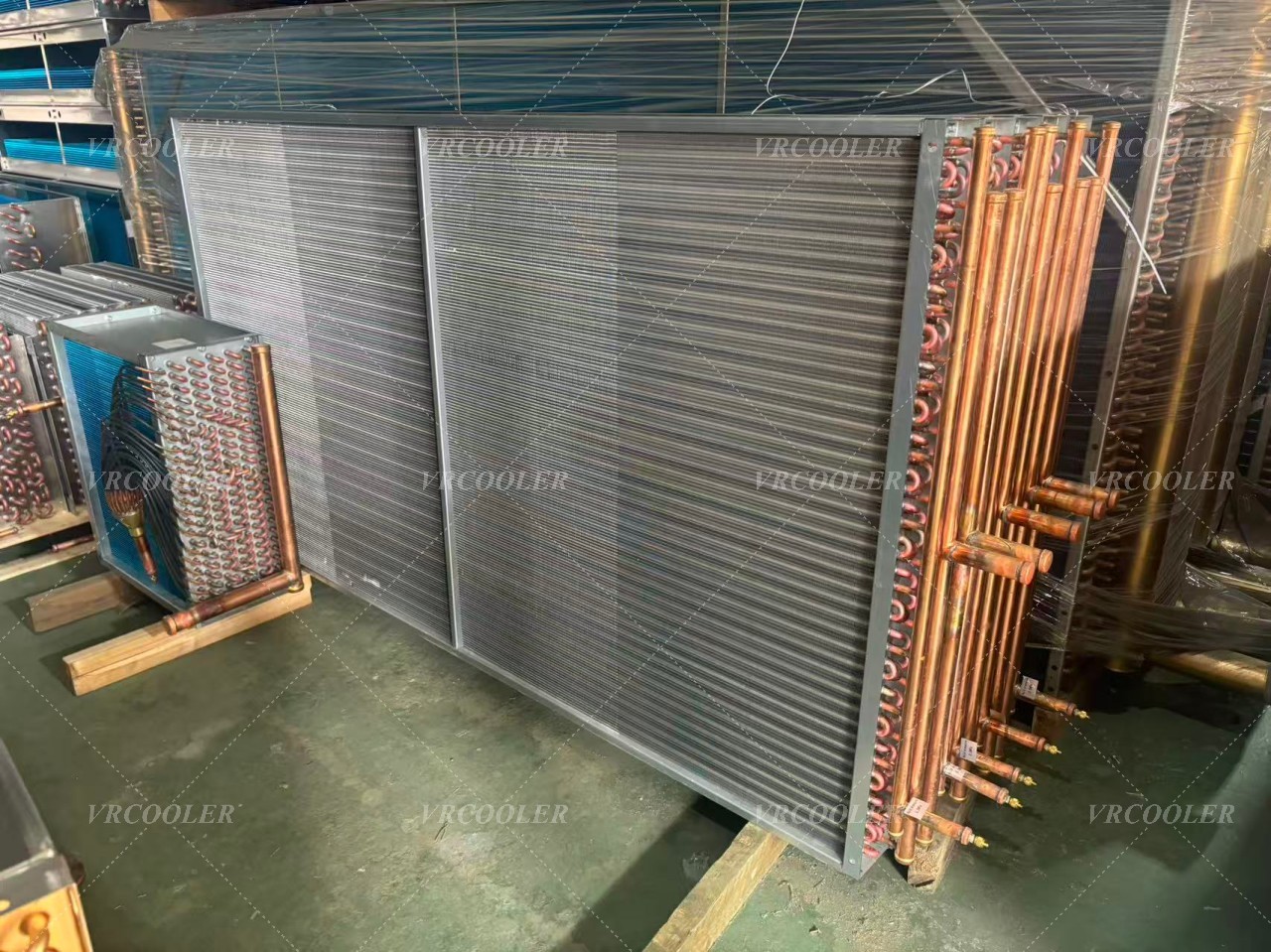 What factors affect condenser coil performance for chiller?