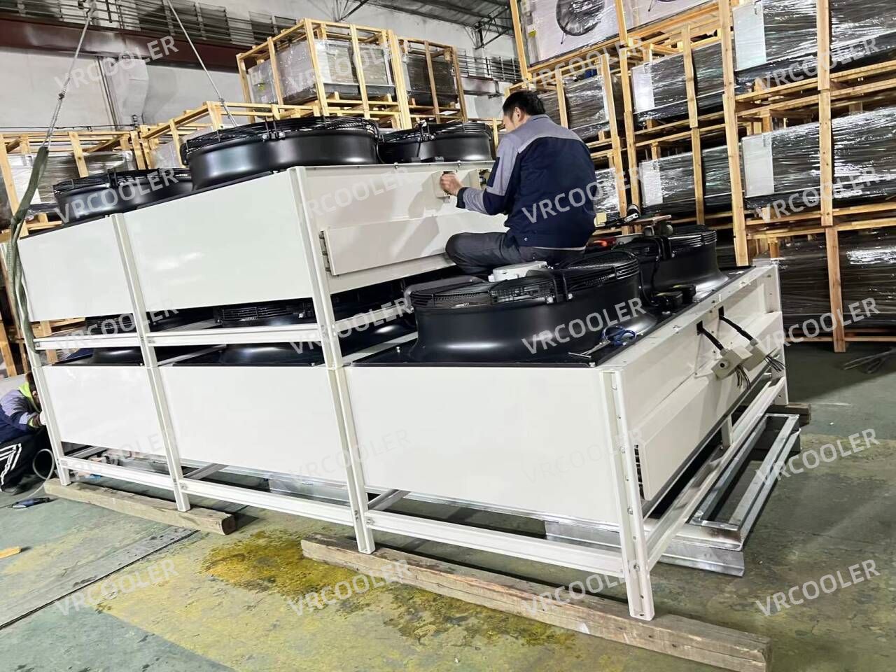 How energy-efficient are fan-assisted dry coolers for Hospital Free Cooling?