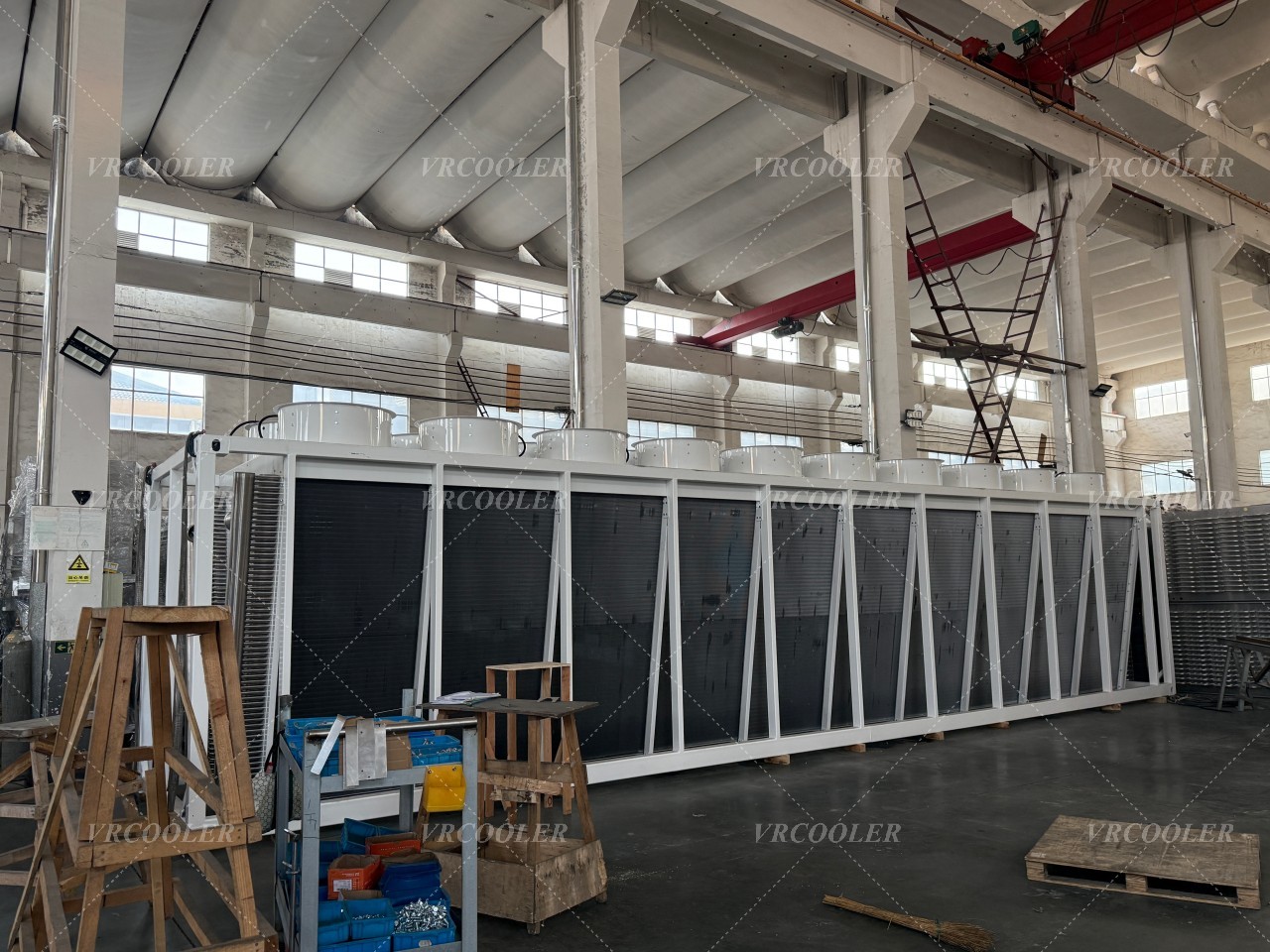 What generator systems are cooled by marine dry coolers?