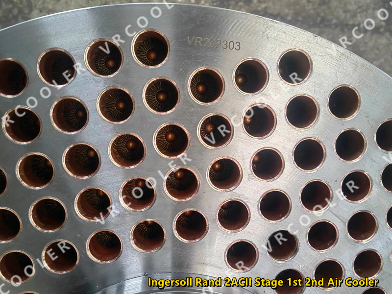 Ingersoll Rand 2ACII Stage 1st 2nd Air Cooler 4