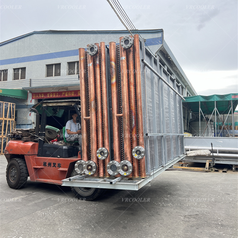 Tube Fin Heat Exchanger For Air Cooled Chiller