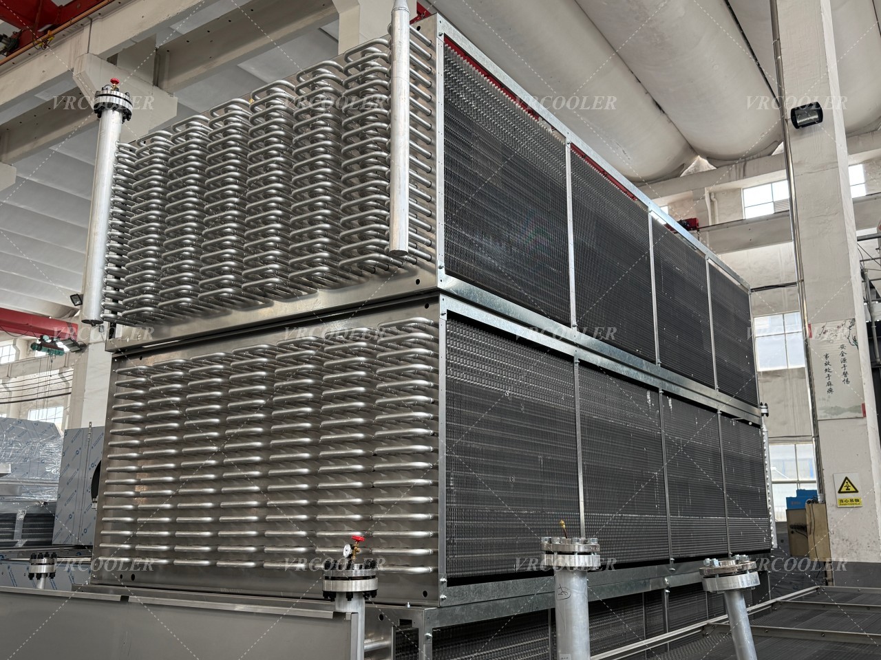 Fluidized Bed IQF Freezer Coils for Carrots, Potatoes, and Other Root Vegetables