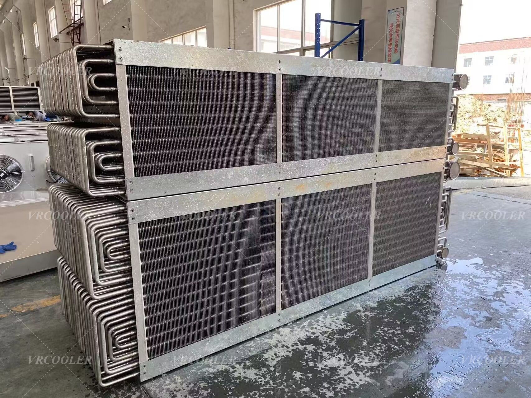 IQF Tunnel Evaporator for Gelato Ice Cream Cold Storage and Freezing Applications