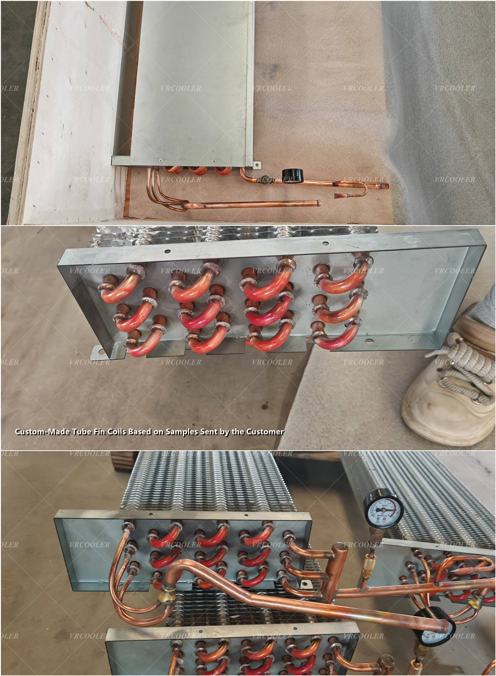 Custom-Made Tube Fin Coils Based on Samples Sent by The Customer
