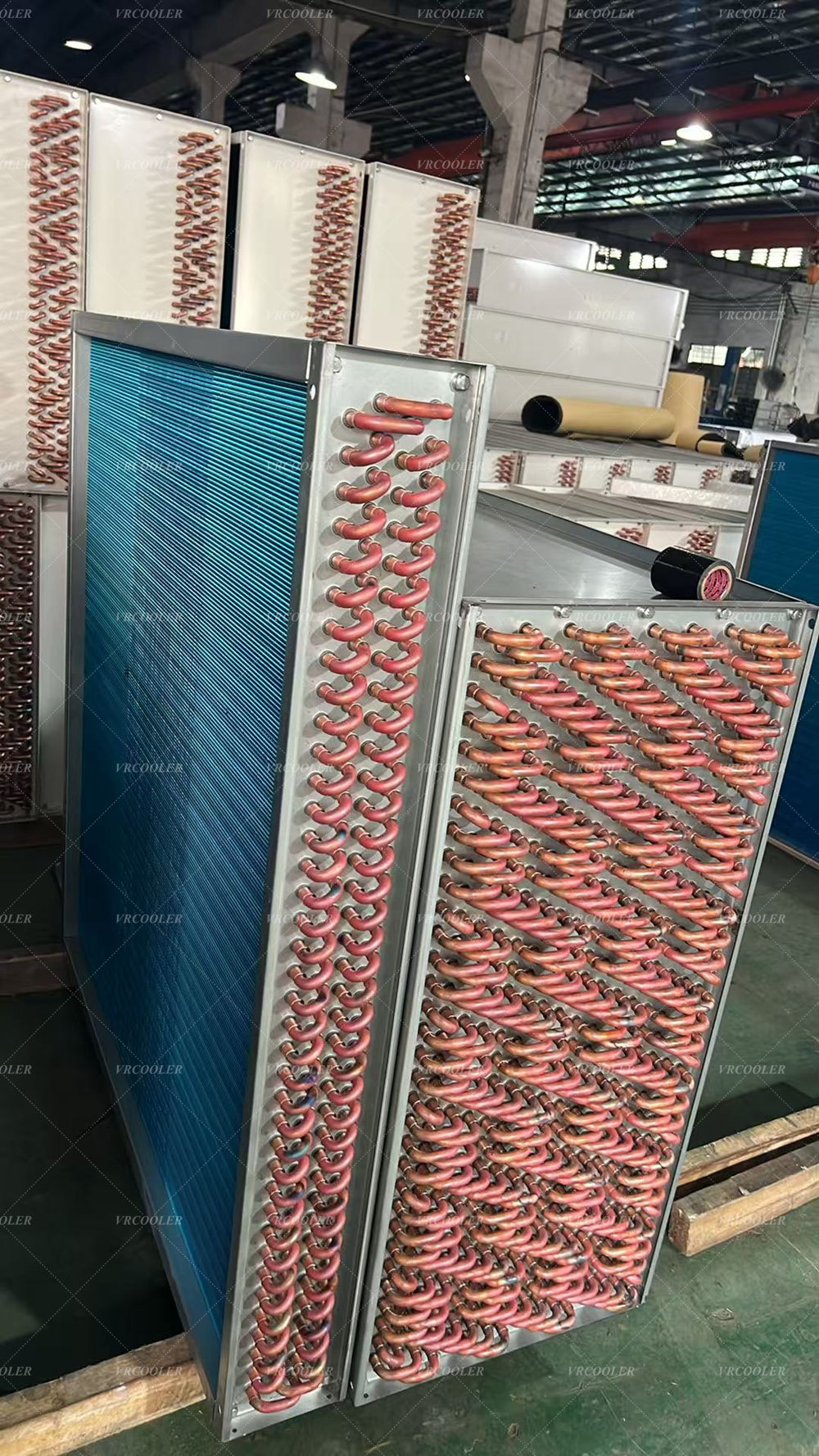 Custom Fin Tube Heat Exchangers Manufactured According to Customer Drawings