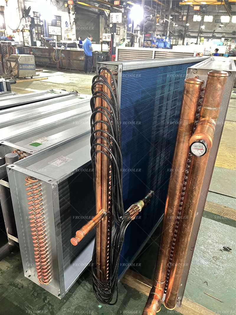 An evaporator coil for a plastic drying machine dehumidifier.jpg