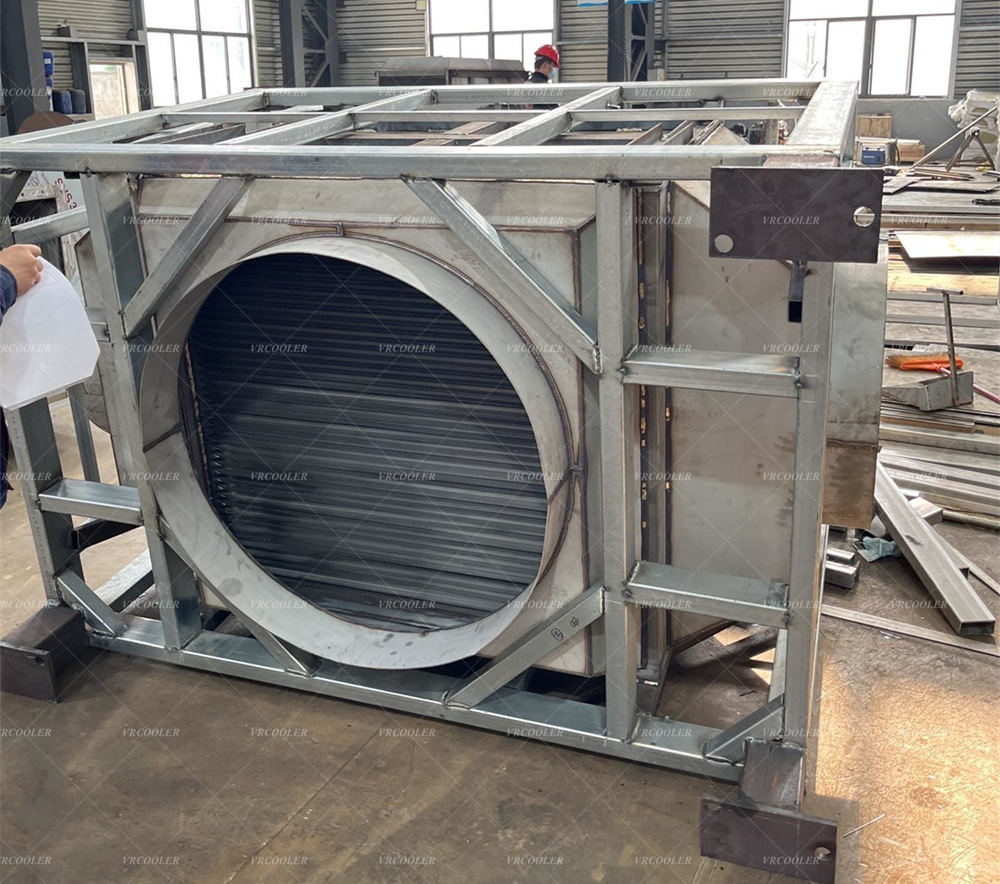 plate air preheater exchanger to cool synthesis gas from 700 C degree to below 100C degree.jpg
