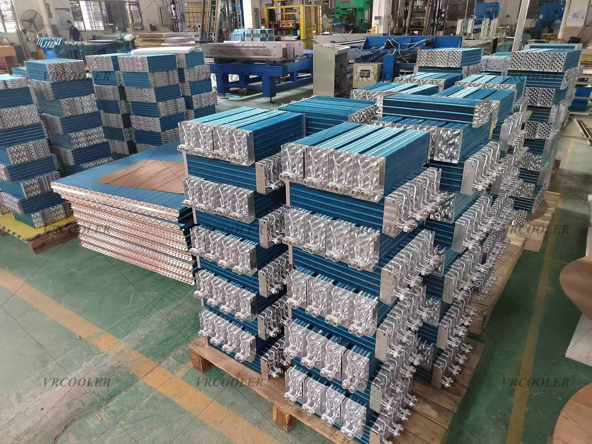 What aluminum alloys are commonly used for all aluminum tube fin coils
