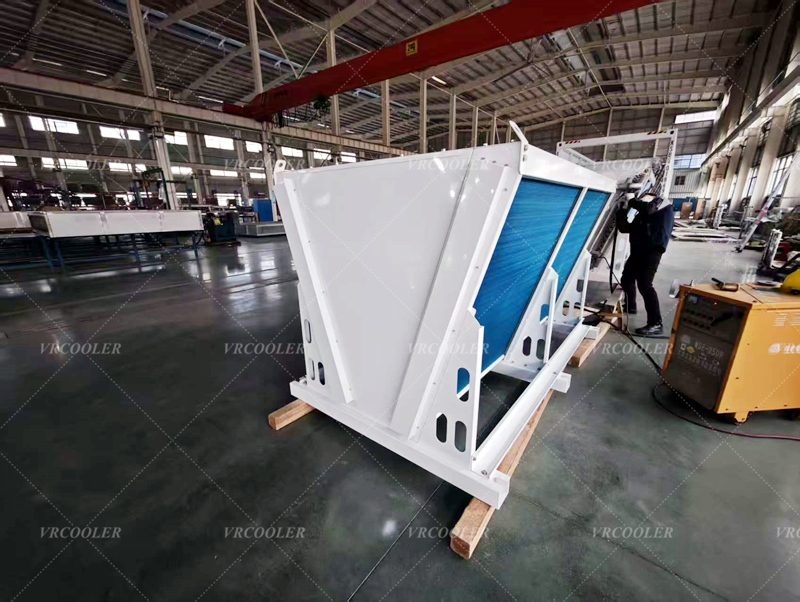 In what ORC applications are dry coolers commonly used?