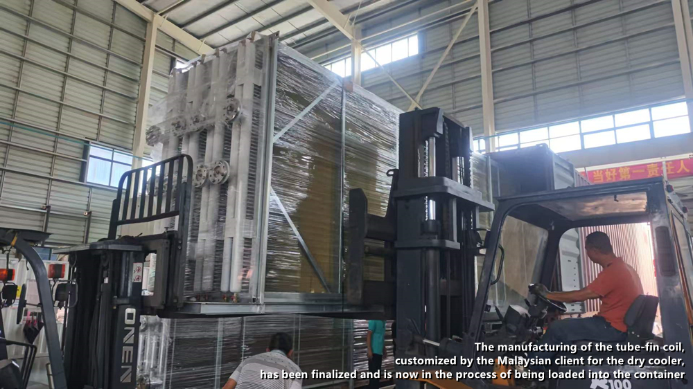 Tube Fin Coils Customized for Dry Coolers by Malaysian Clients