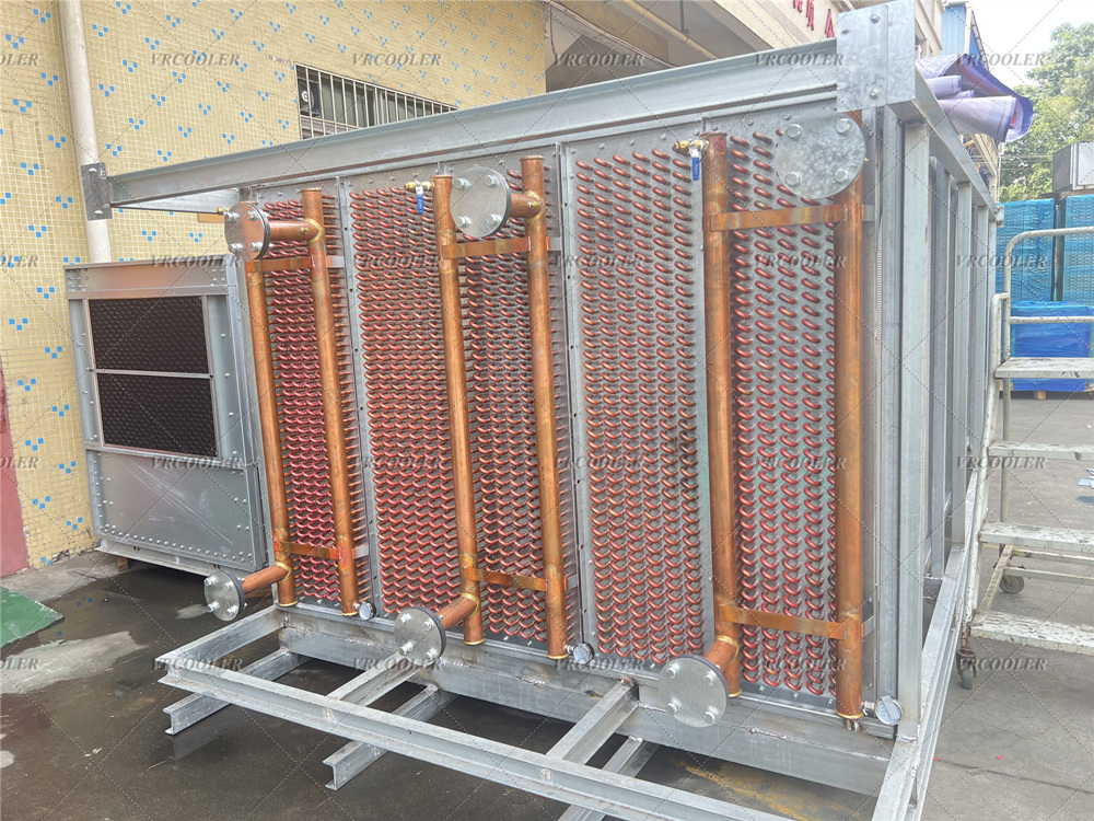 Tube-Fin Heat Exchanger for Heating the Circulating Gas During the Vacuum Drying Process