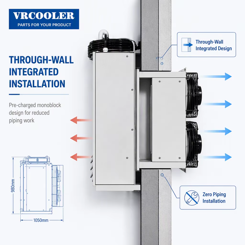 self-contained monoblock refrigeration unit