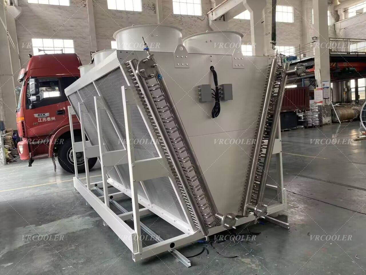 Dry Cooling Tower for Hospital Sanitary and Hygienic Design Applications