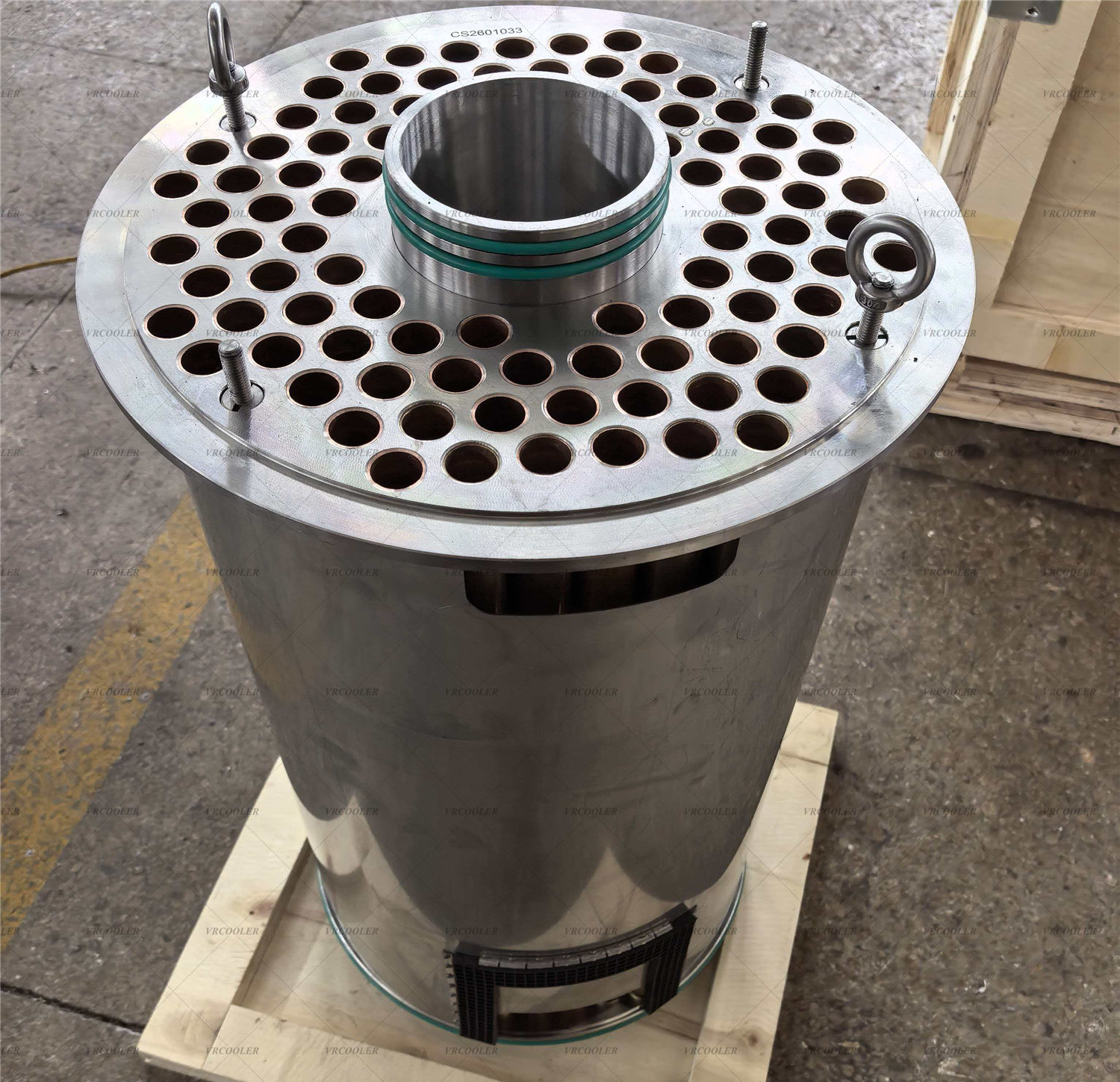 Ingersoll Rand Water Intercooler Centac II Cooler 2cii 2st Stage 7X12775.jpg