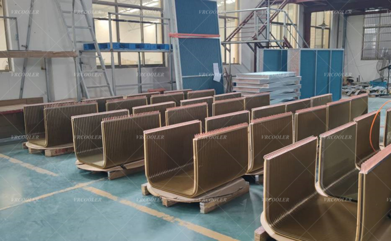 Outdoor Evaporator Fin Type U Shape Aluminium Condenser.jpg