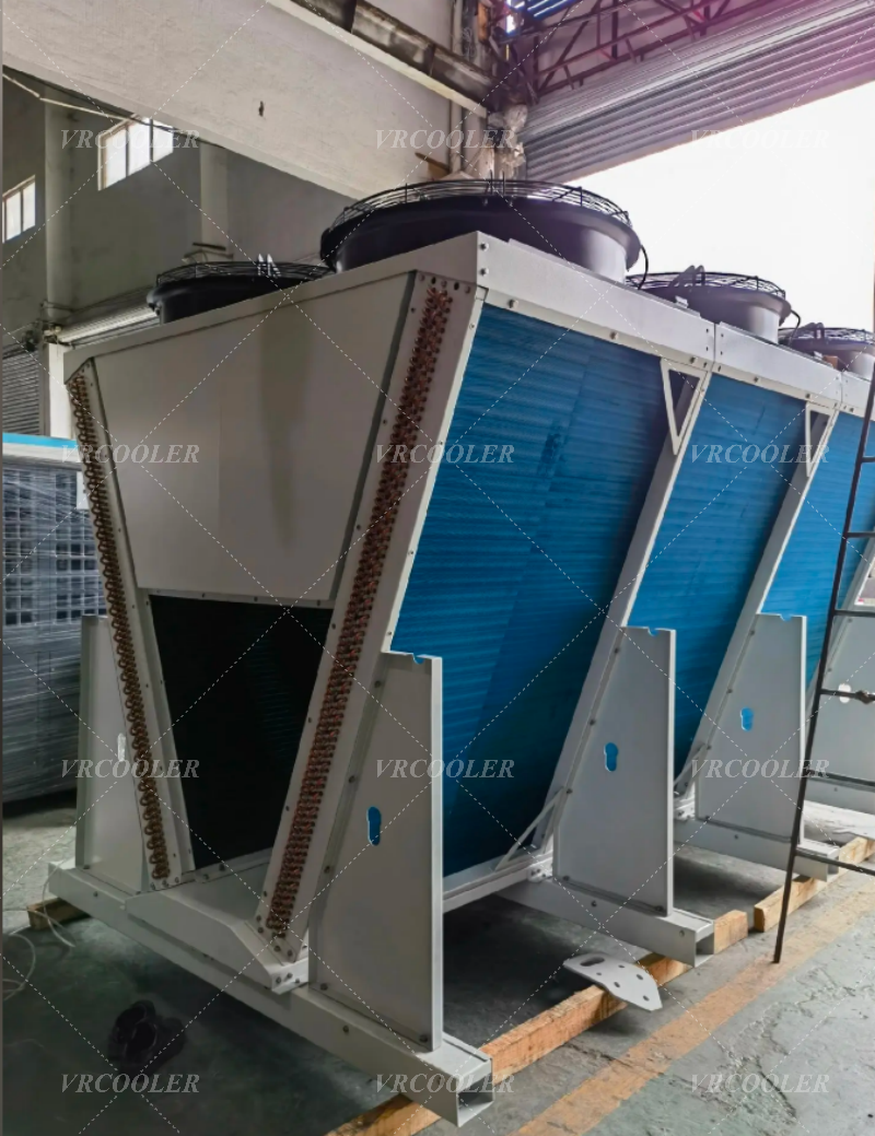 Can a dry cooler provide free cooling for a battery container project?