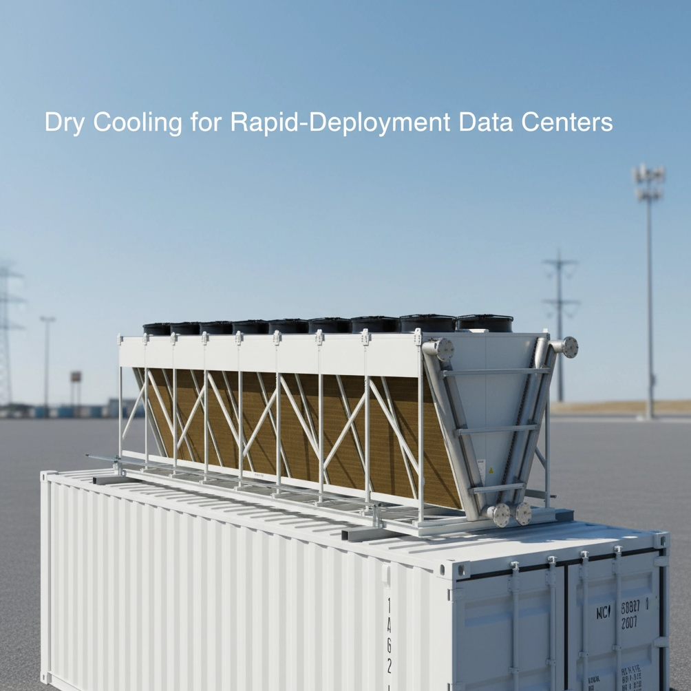 CSTHEATEXCHANGER Delivers 1000kW Modular Dry Coolers for Rooftop Installation on Containerized Data Centers_1004_1004.png