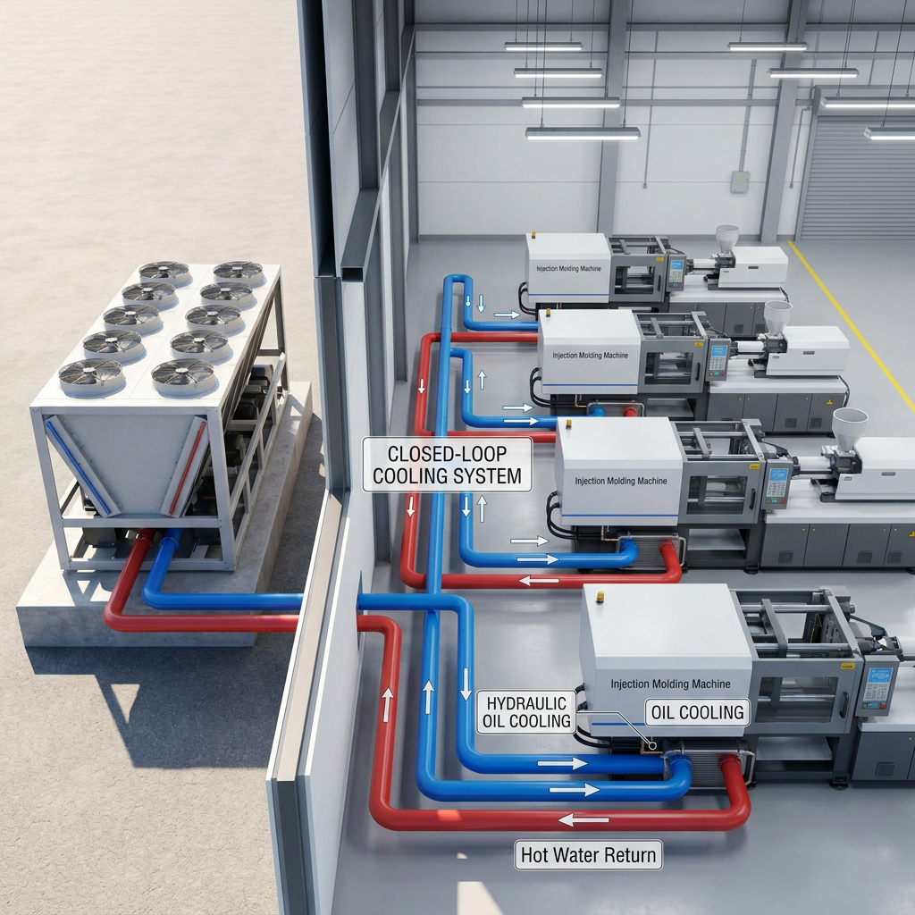 Dry Cooler Solutions for Injection Molding Process Cooling