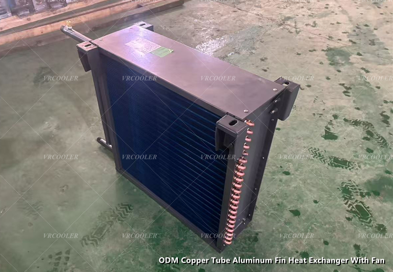 CST ODM Copper Tube Aluminum Fin Heat Exchanger With Fan 2.jpg