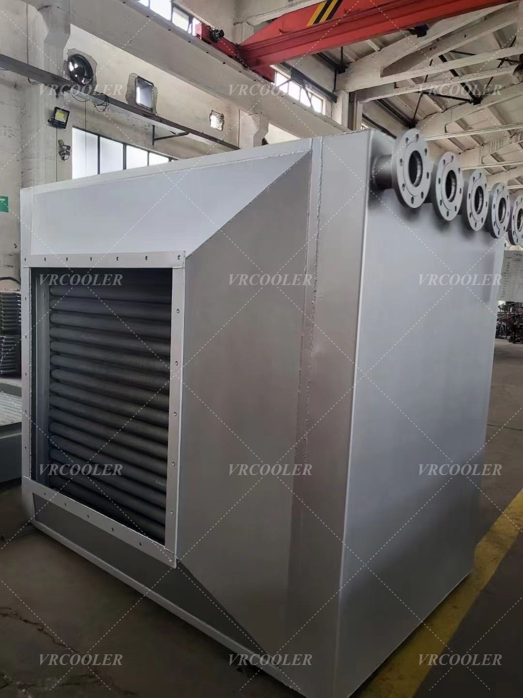 Fin Tube Heat Exchanger for Boiler Waste Heat Recovery and Condensate Water Heating