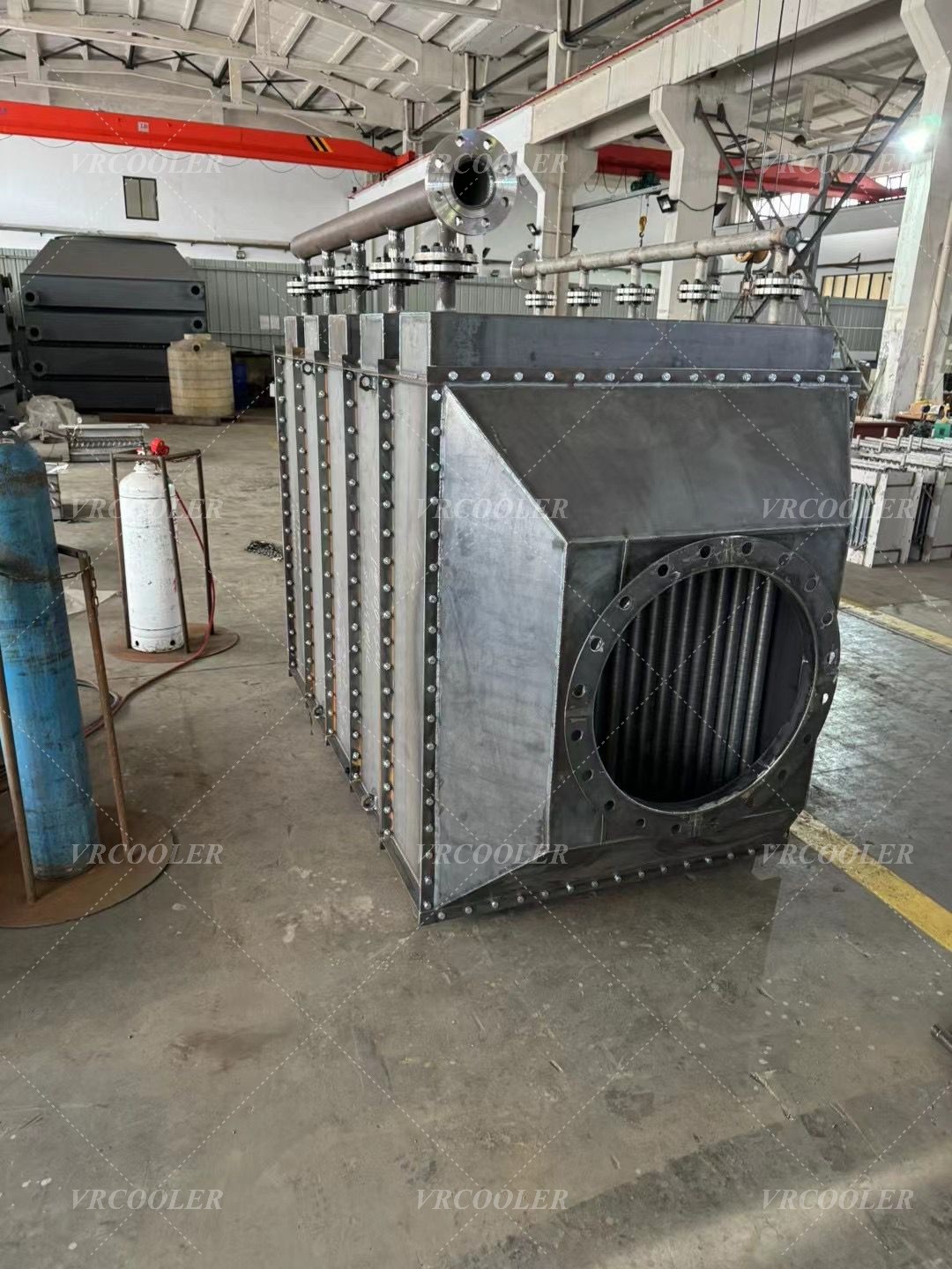 Exhaust Gas Heat Exchanger for Central Heating Waste Heat Recovery