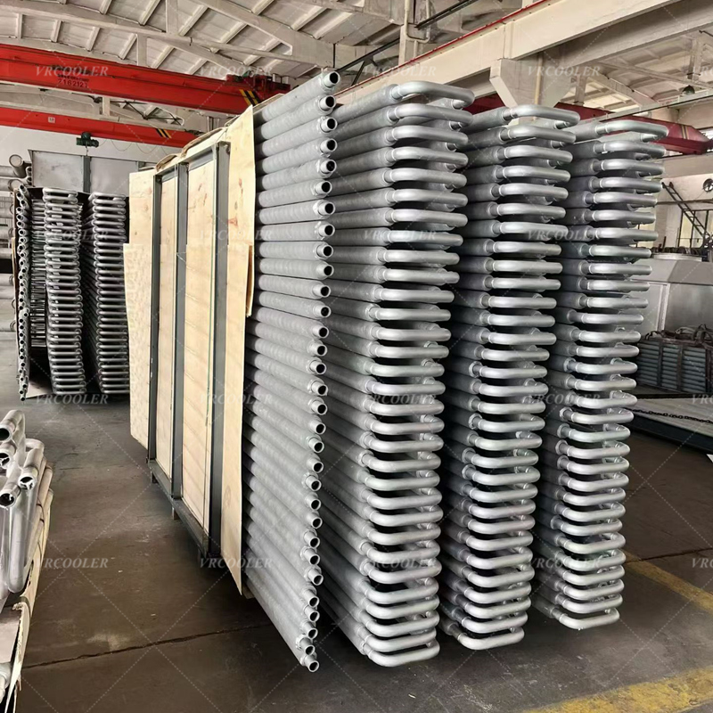 Finned Tube Heat Exchanger for Livestock Farm Ventilation Heating System