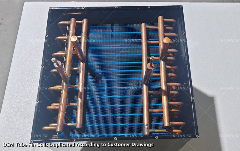 OEM Tube Fin Coils Duplicated According to Customer Drawings