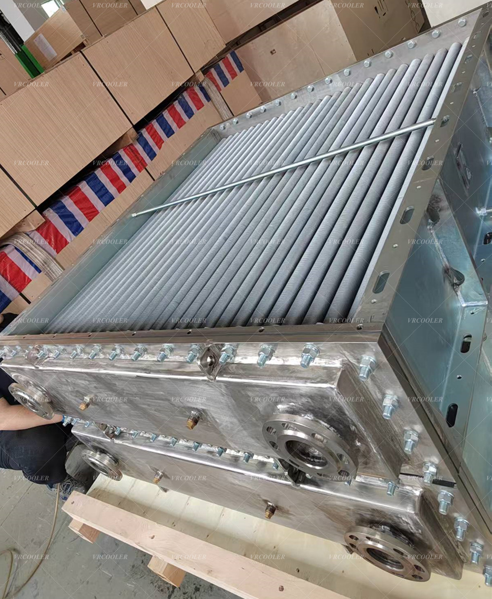 Finned Tube Hydrogen Cooler, Generator Hydrogen Surface Cooler for Power Plant Turbo Generator