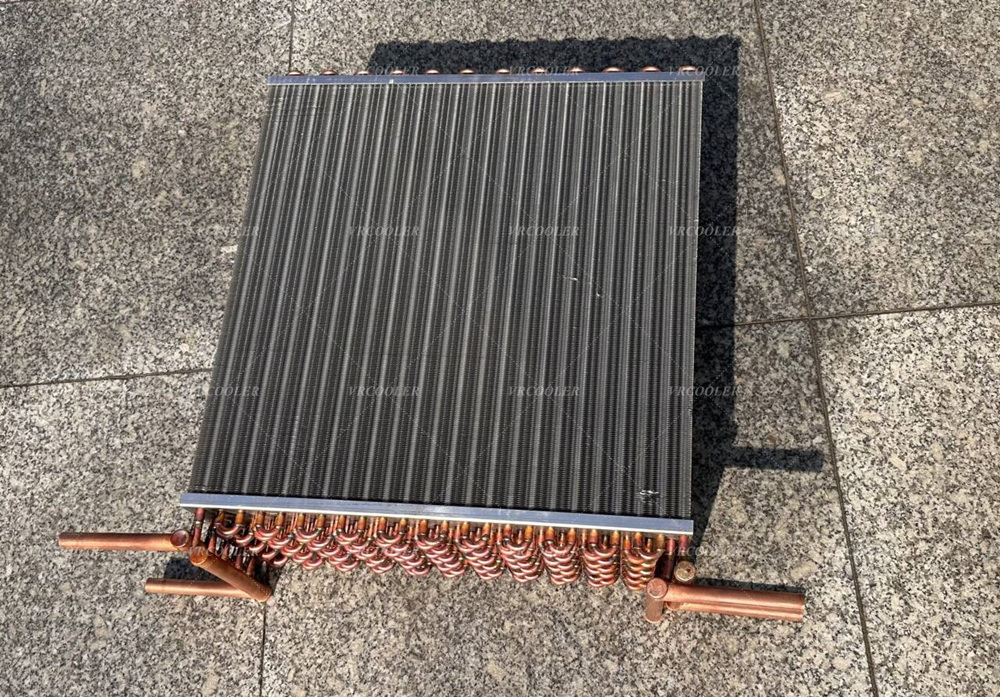 Custom Fin Tube Heat Exchanger Sample Built to Drawing | CSTHEATEXCHANGER