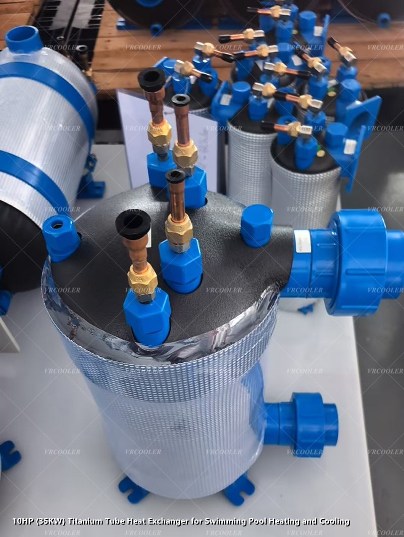 10HP (35KW) Titanium Tube Heat Exchanger for Swimming Pool Heating and Cooling 1.jpg