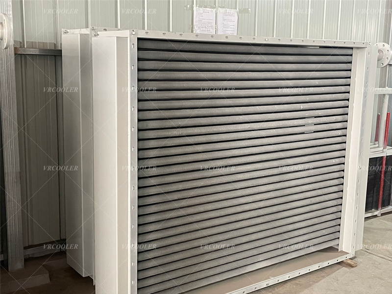 Large Diameter Finned Tube Radiator for Air Heating