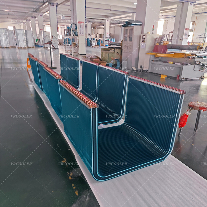 U-type Dry Evaporator inside Central Air Cabinet for Shopping Mall.jpg
