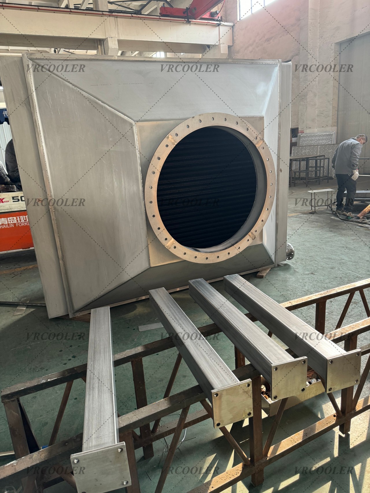 Waste Heat Recovery Heat Exchanger for Industrial Kiln Exhaust Energy Recovery System