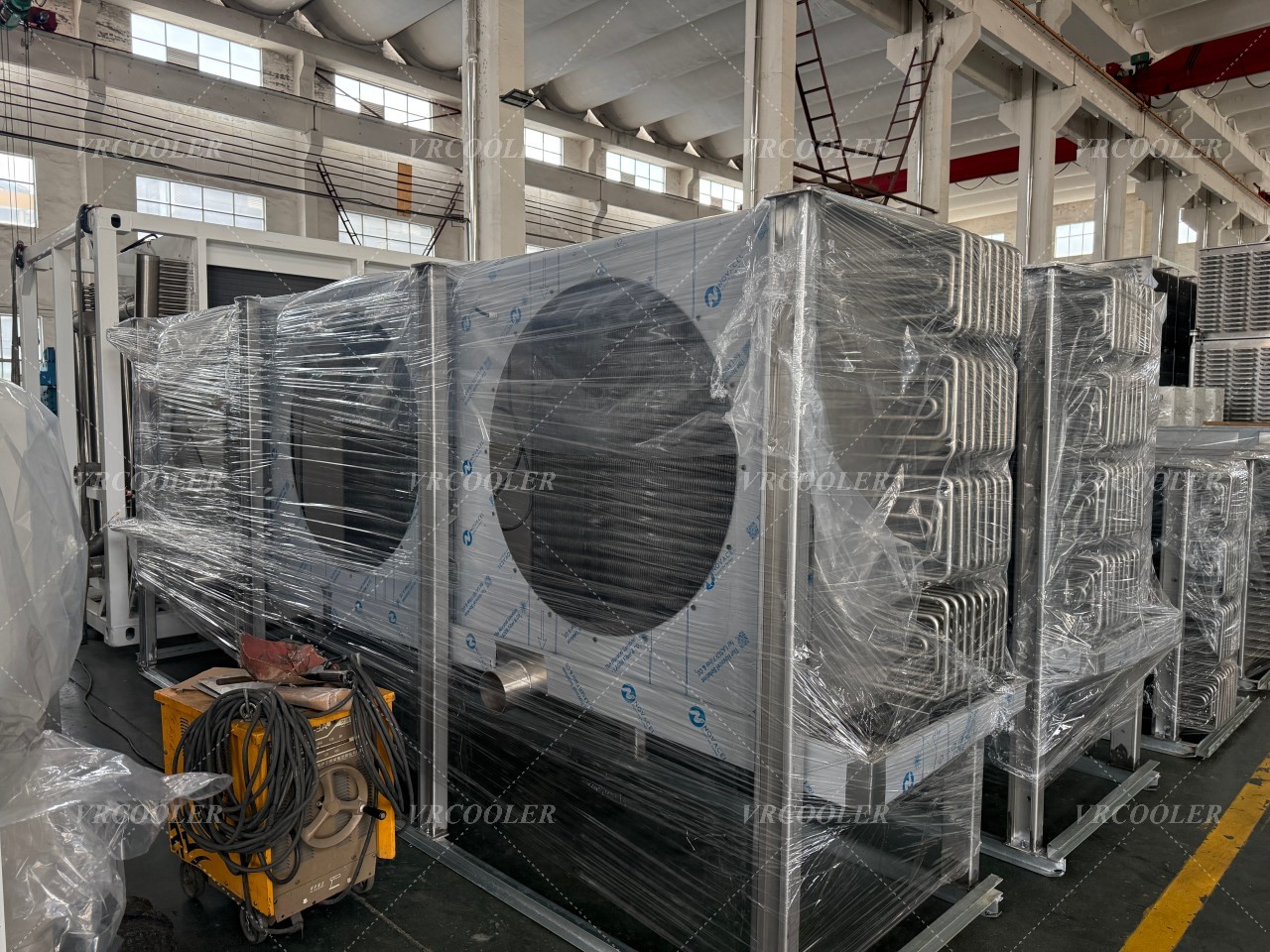 IQF Tunnel Evaporator for Gelato Ice Cream Cold Storage and Freezing Applications